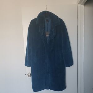 Simply Vera Vera Wang Deep Blue Teddy Jacket